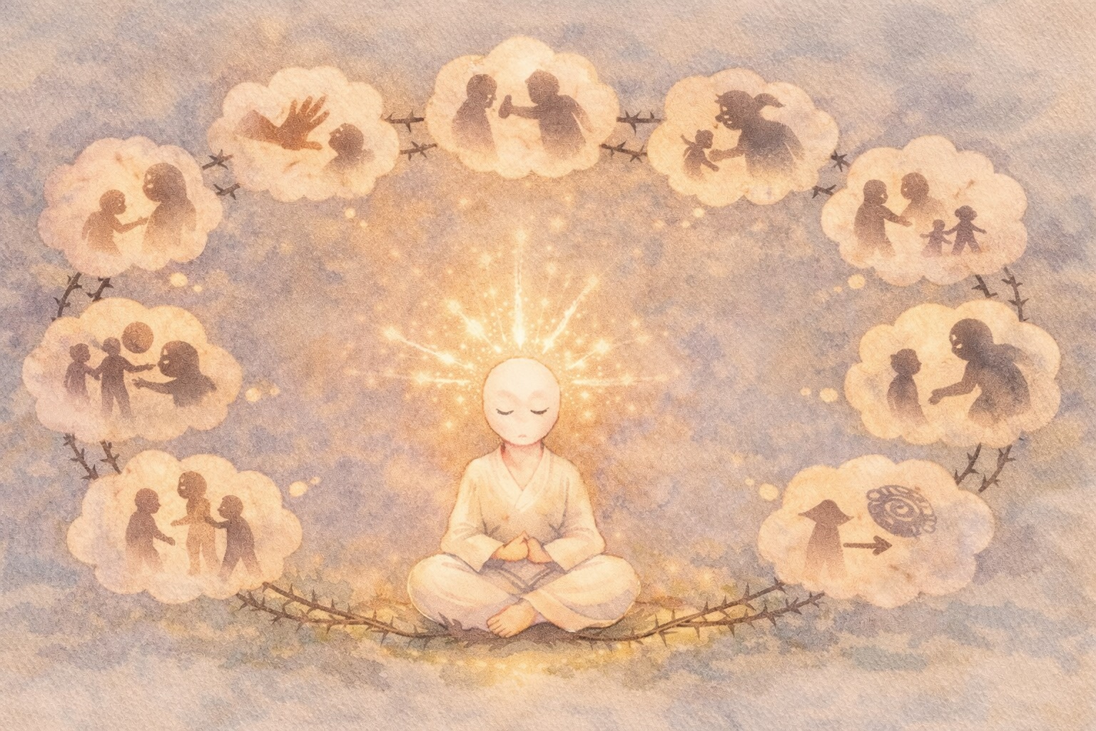 Illustration for Āghātapaṭivinaya sutta - Removing Resentment