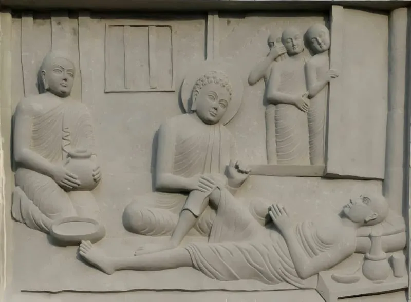 Illustration for Paṭhama gilāna sutta - Illness (First)