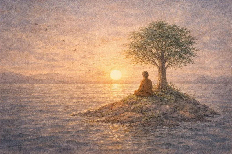 Illustration for Kappamāṇavapucchā - Kappa’s Questions