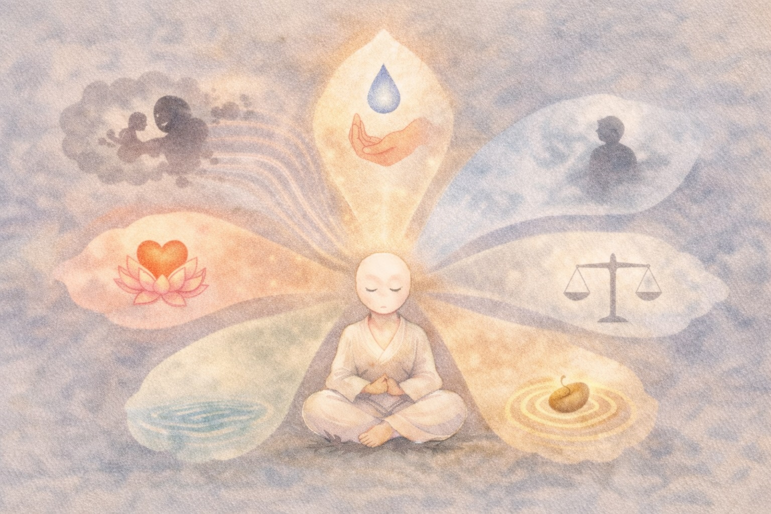 Illustration for Paṭhama āghātapaṭivinaya sutta - Removing Resentment (First)