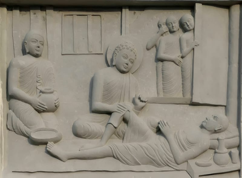 Illustration for Paṭhama gilāna sutta - Illness (First)